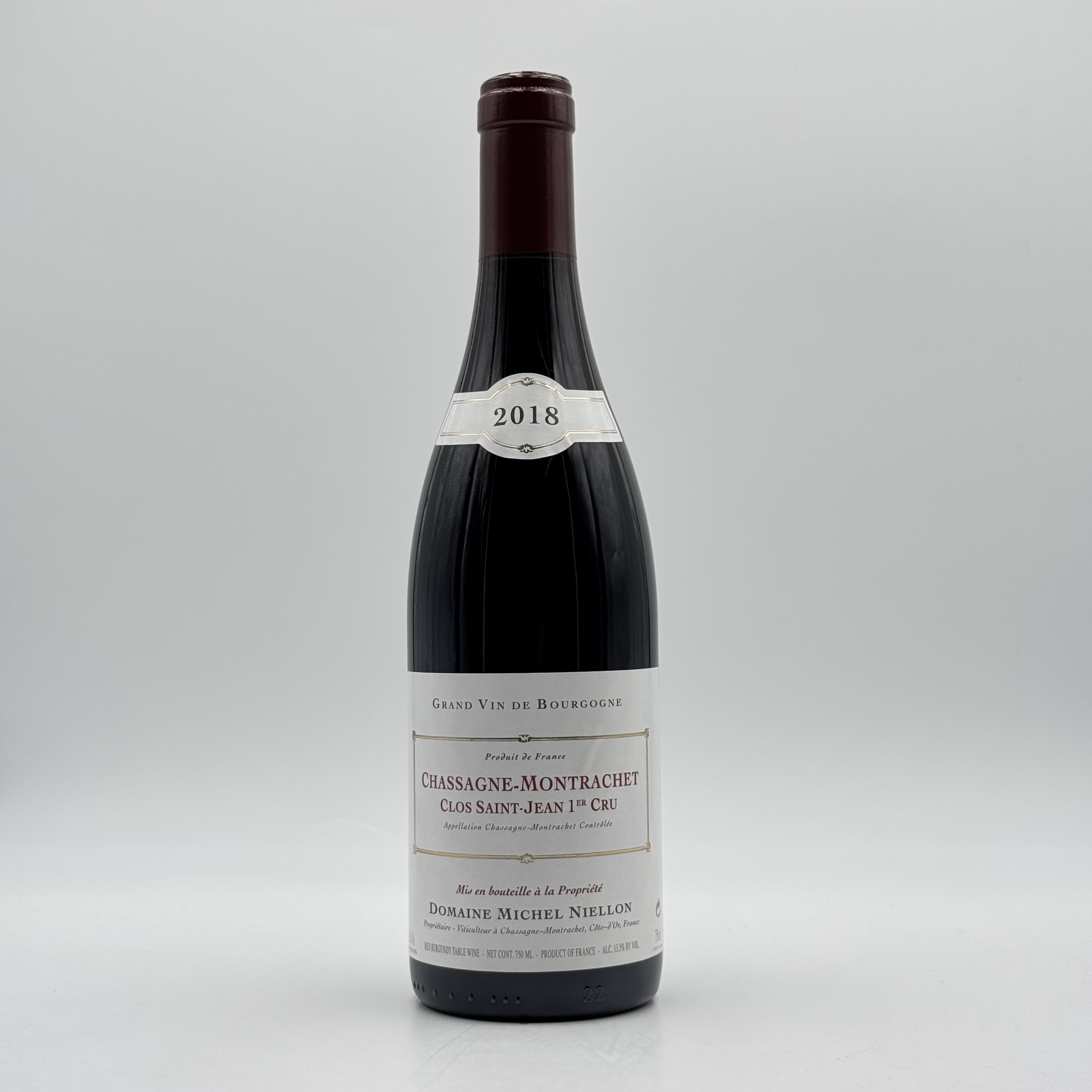 Chassagne Montrachet Clos Saint Jean 1er Cru 2018 - Michel Niellon